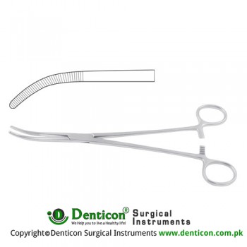 Rumel Dissecting and Ligature Forcep Curved Stainless Steel, 23 cm - 9" 